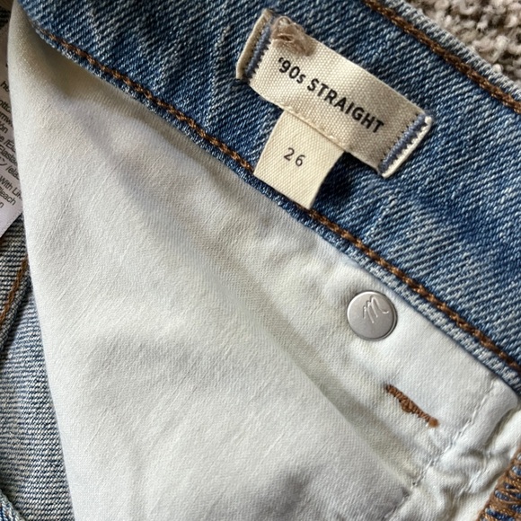 Madewell 90s straight jean - size 26 - Picture 4 of 6